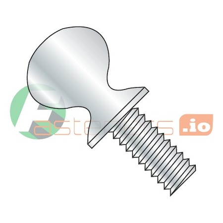 Newport Fasteners Thumb Screw, 1/4"-20 Thread Size, Spade, Zinc Plated Steel, 0.57 in Head Ht, 1-3/4 in Lg, 600 PK 947497
